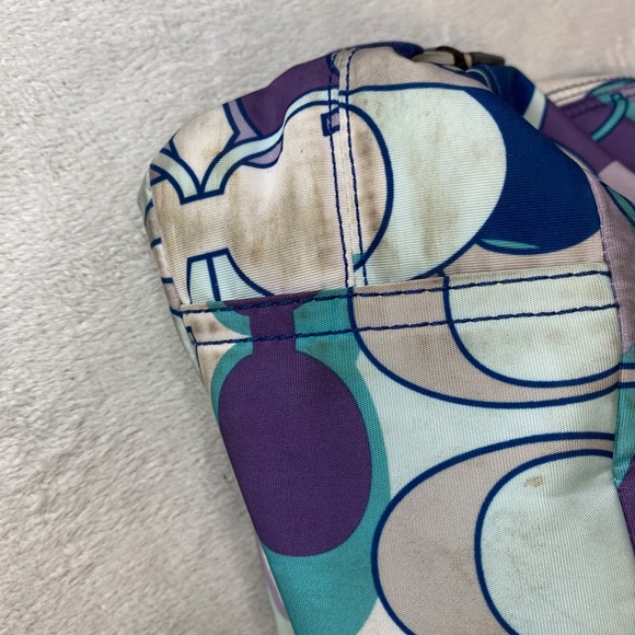 AUTHENTIC COACH KYRA DAISY SCARF PRINT TOTE #17178 GUC | eBay AUTHENTIC COACH KYRA DAISY SCARF PRINT TOTE #17178 GUC